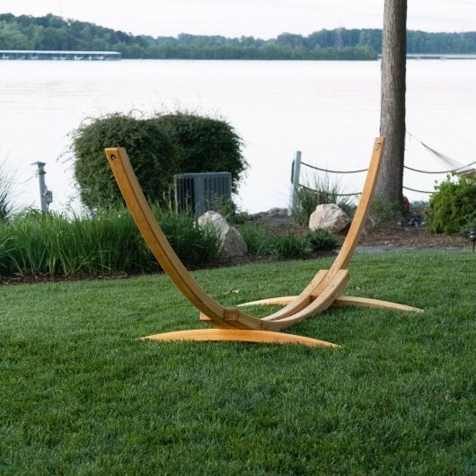 ROMAN ARC Deluxe Cypress Hammock Stand Hatteras Hammocks Hammock Stand NC Hammock