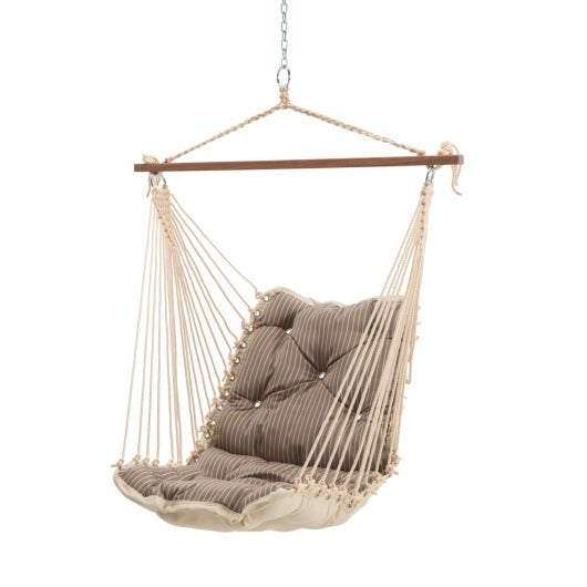 Low Country Tufted Single Swing Outdoor Swing Hatteras Hammocks NC Hammock